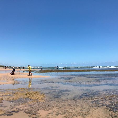 Flat Guarajuba Beira Da Praia Pe Na Areia Kültér fotó