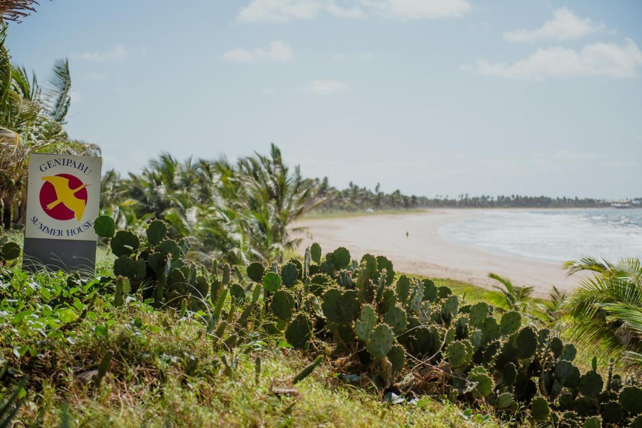 Flat Guarajuba Beira Da Praia Pe Na Areia Kültér fotó