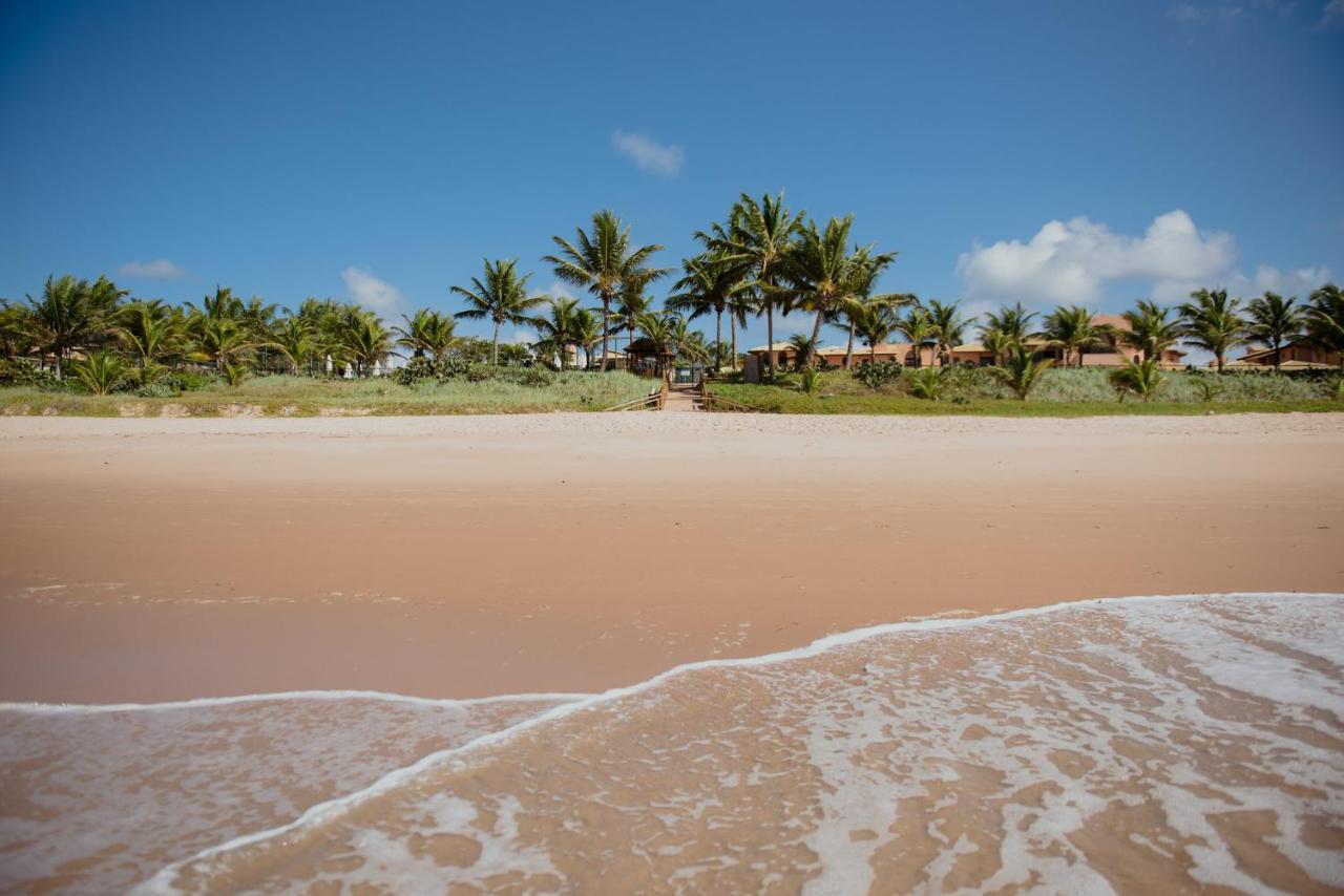 Flat Guarajuba Beira Da Praia Pe Na Areia Kültér fotó