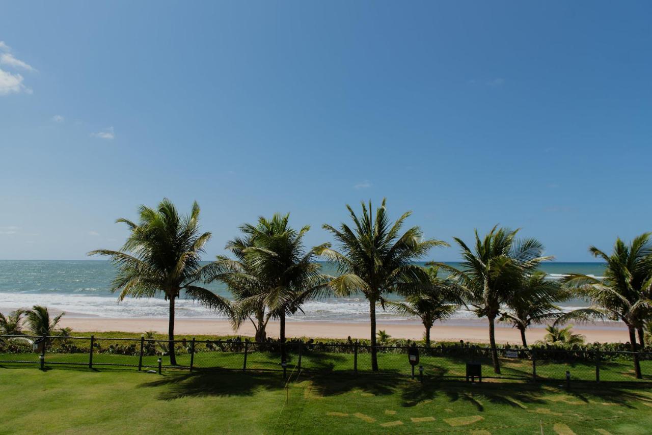 Flat Guarajuba Beira Da Praia Pe Na Areia Kültér fotó