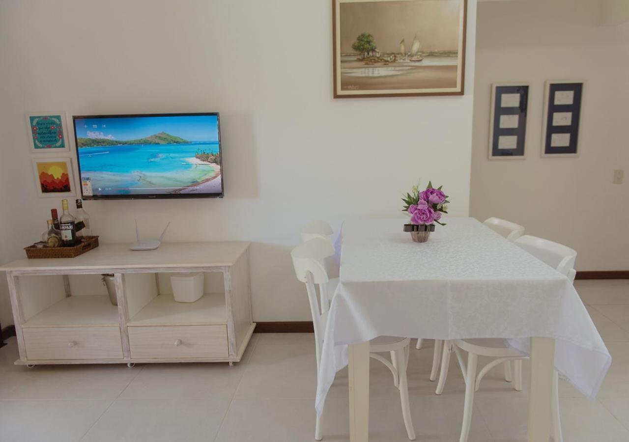 Flat Guarajuba Beira Da Praia Pe Na Areia Kültér fotó