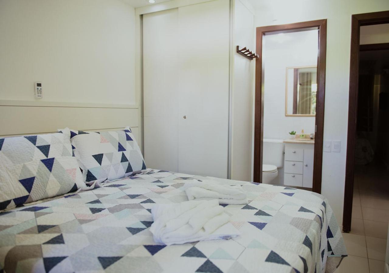 Flat Guarajuba Beira Da Praia Pe Na Areia Kültér fotó