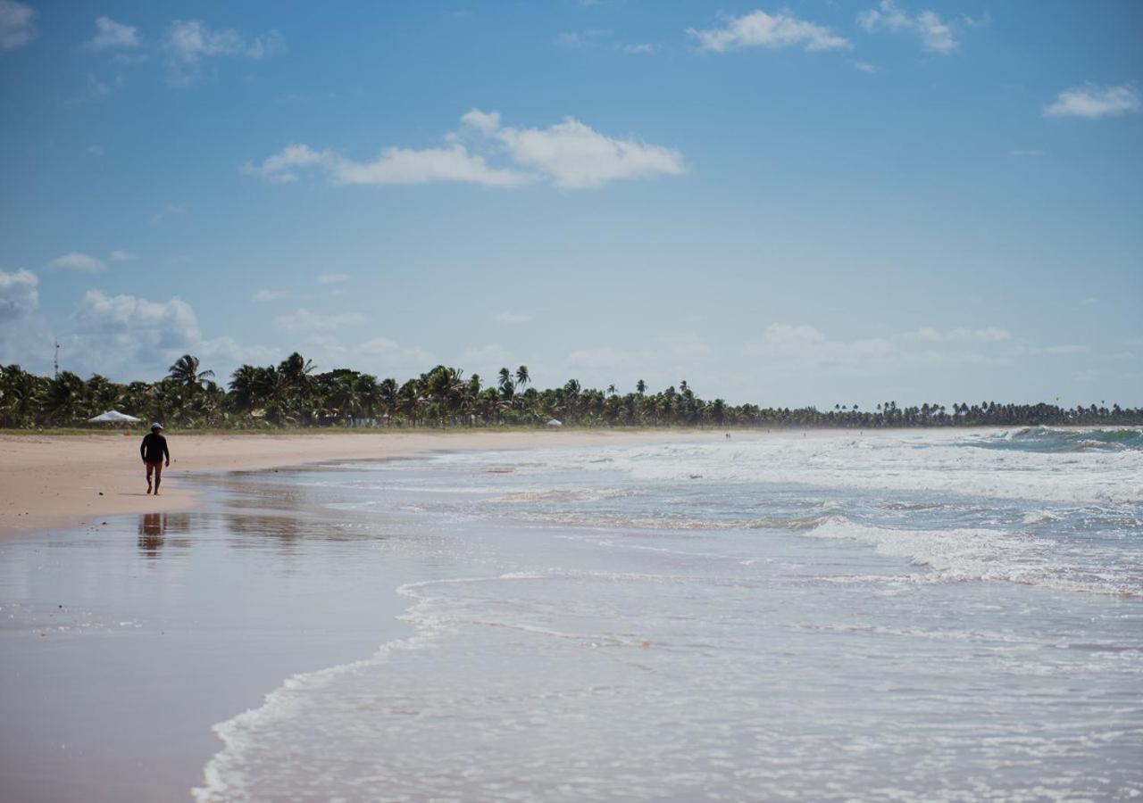 Flat Guarajuba Beira Da Praia Pe Na Areia Kültér fotó