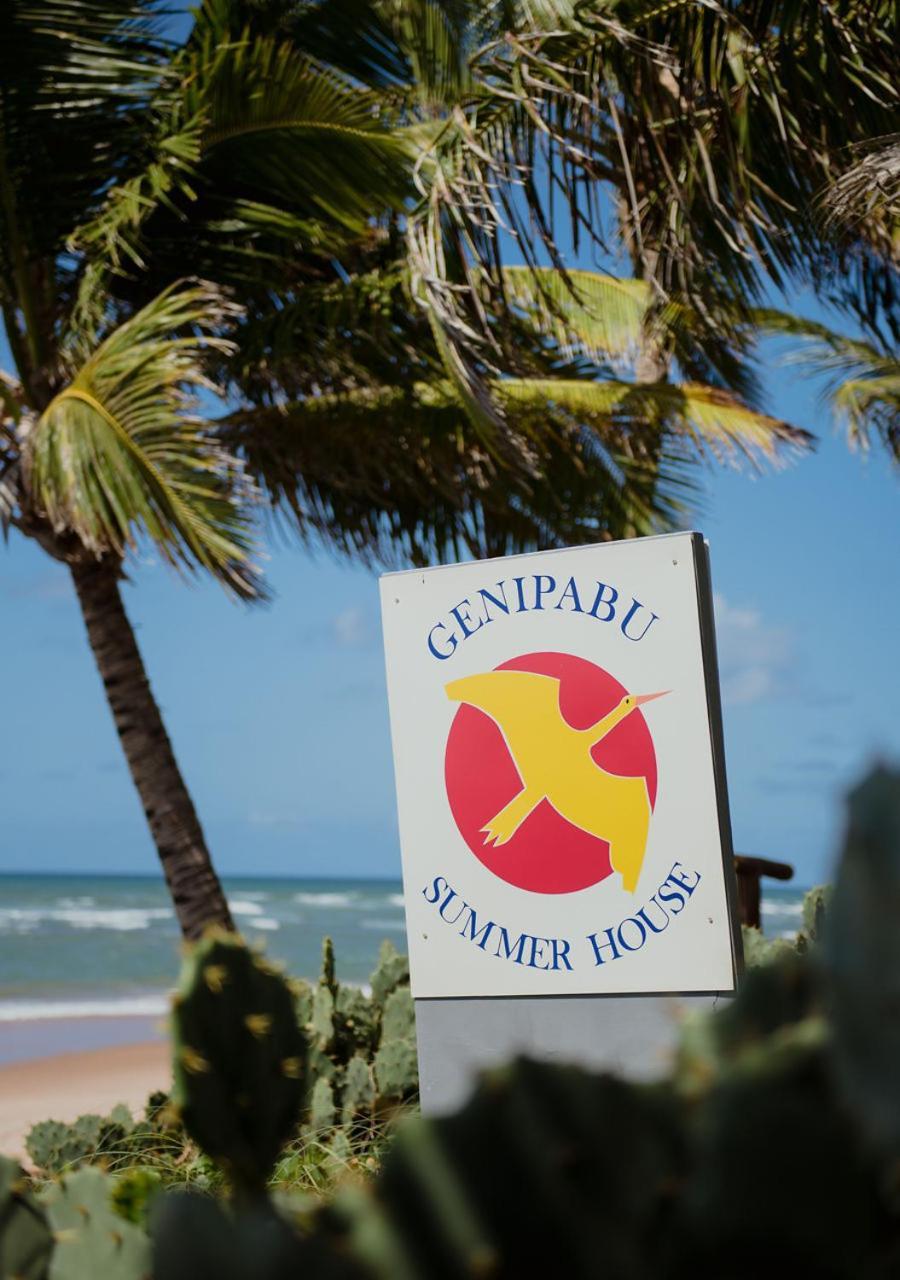 Flat Guarajuba Beira Da Praia Pe Na Areia Kültér fotó