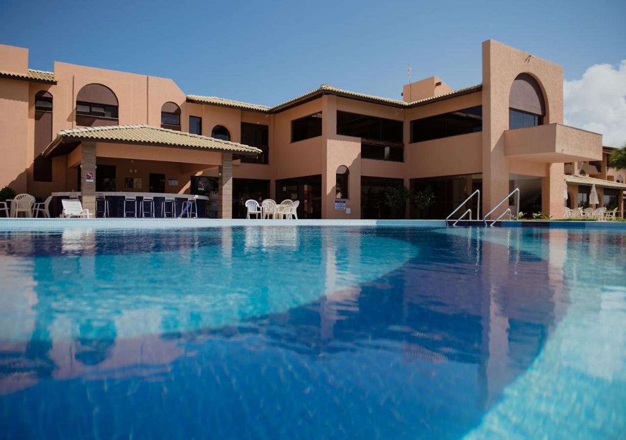 Flat Guarajuba Beira Da Praia Pe Na Areia Kültér fotó
